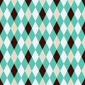 Seamless argyle pattern background.