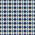 Seamless argyle pattern background.