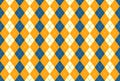 Seamless argyle pattern. Diamond shapes background