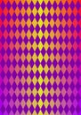 Seamless Argyle Pattern Purple Yellow Red Royalty Free Stock Photo