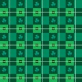 Seamless Argyle-Plaid Vector Art Pattern