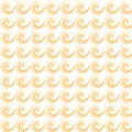 Seamless Array of Dotted Golden Spirals Pattern Royalty Free Stock Photo