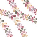 Seamless arrow pattern Royalty Free Stock Photo