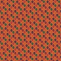 Seamless arrows pattern. Repeated stylized trees background. Squama ornament. Scales image. Ancient window tracery motif. Ethnic