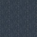 Seamless art deco vintage dark blue pattern