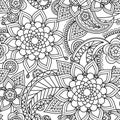 Seamless asian paisley pattern