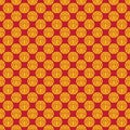 Seamless Chinese Pattern of Traditional Symbols of Luck, Wealth And Auspiciousness. Royalty Free Stock Photo