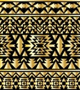 Seamless aztec pattern art deco style Royalty Free Stock Photo