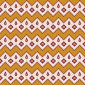 Seamless aztec pattern zigzag geometrical background