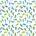 Seamless Baby Boy Foot Pattern Royalty Free Stock Photo