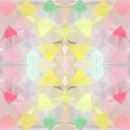 Seamless Background with abstract fractal pattern made of colorful geometric shapes