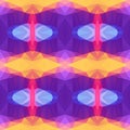 Seamless Background with abstract fractal pattern made of colorful geometric shapes Royalty Free Stock Photo