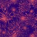 Seamless background with abstract spots. Colorful festive fireworks seamless pattern design. A new texture for your design,wrappin