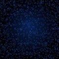 Seamless background: blue abstract drops. Metal imitation.