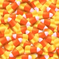 Seamless background candy corn Royalty Free Stock Photo
