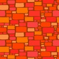 Seamless background of a cartoon brick wall