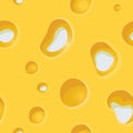 Seamless background cheese