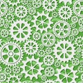Seamless background of color gear wheels. Vector illustration. Royalty Free Stock Photo