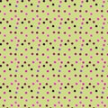 Seamless background of colored circles. Royalty Free Stock Photo