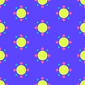 Seamless background, colored circles. Vector illustration. Royalty Free Stock Photo