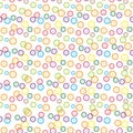 Seamless background with colorful buttons. EPS 10 vector illustration.