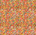 Seamless background: colorful candy sprinkles Royalty Free Stock Photo
