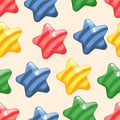 Seamless background of colorful candy.