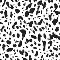 Seamless background with Dalmatian skin