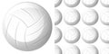 Seamless background design with volleyballs Royalty Free Stock Photo