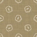 Seamless background feather fossil gender neutral baby pattern. Simple whimsical minimal earthy 2 tone color. Kids