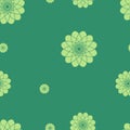Seamless background with flower motif. Vector
