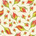Seamless background from a flowers ornament, fashi