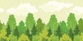 Seamless background, forest