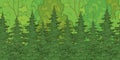 Seamless background, forest