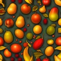 Seamless Background with Fruits.,fruit backgrounds illustration