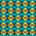 Seamless background, geometric, petals, yellow-green.