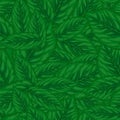 Seamless background of green leaves Royalty Free Stock Photo