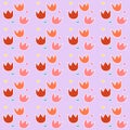 seamless background with hearts. Royalty Free Stock Photo