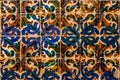 Beautiful ceramic tile in Basilica in Dominicana Royalty Free Stock Photo