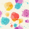 Seamless background with imitation watercolor stains.