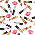 Seamless background - Lipsticks background