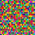 Seamless creative background of multi-colored mosaic