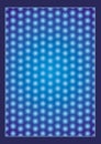 Background of objects of rotation. Twisted stars on blue and blue background.