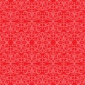 Seamless background from outlines floral vintage decorative elements