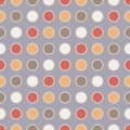 Seamless background in pastel colors from multi-colored motifs