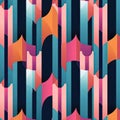 Seamless background pattern - abstract geometric pattern - vector image Royalty Free Stock Photo