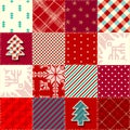 Patchwork textile pattern. Seamless quilting design background. Royalty Free Stock Photo