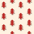 Patchwork textile pattern. Seamless quilting design background. Royalty Free Stock Photo