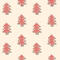 Patchwork textile pattern. Seamless quilting design background. Royalty Free Stock Photo