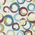 Seamless background pattern, with swirls, lines, paint strokes and splashes, retro/vintage style, grungy Royalty Free Stock Photo